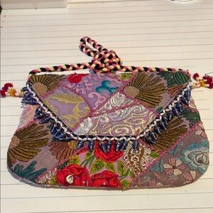 Embroidered Multicolor crossbody bag